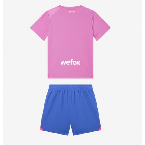 Maillot de foot AC Milan Troisième enfant 2023-24 Manches Courte (+ pantalon court)